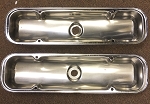 1967-1981 Pontiac V/8 Chrome Valve Covers Correct Reproduction